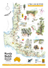 Artist Series: Munda Biddi Map "A trail like no other"