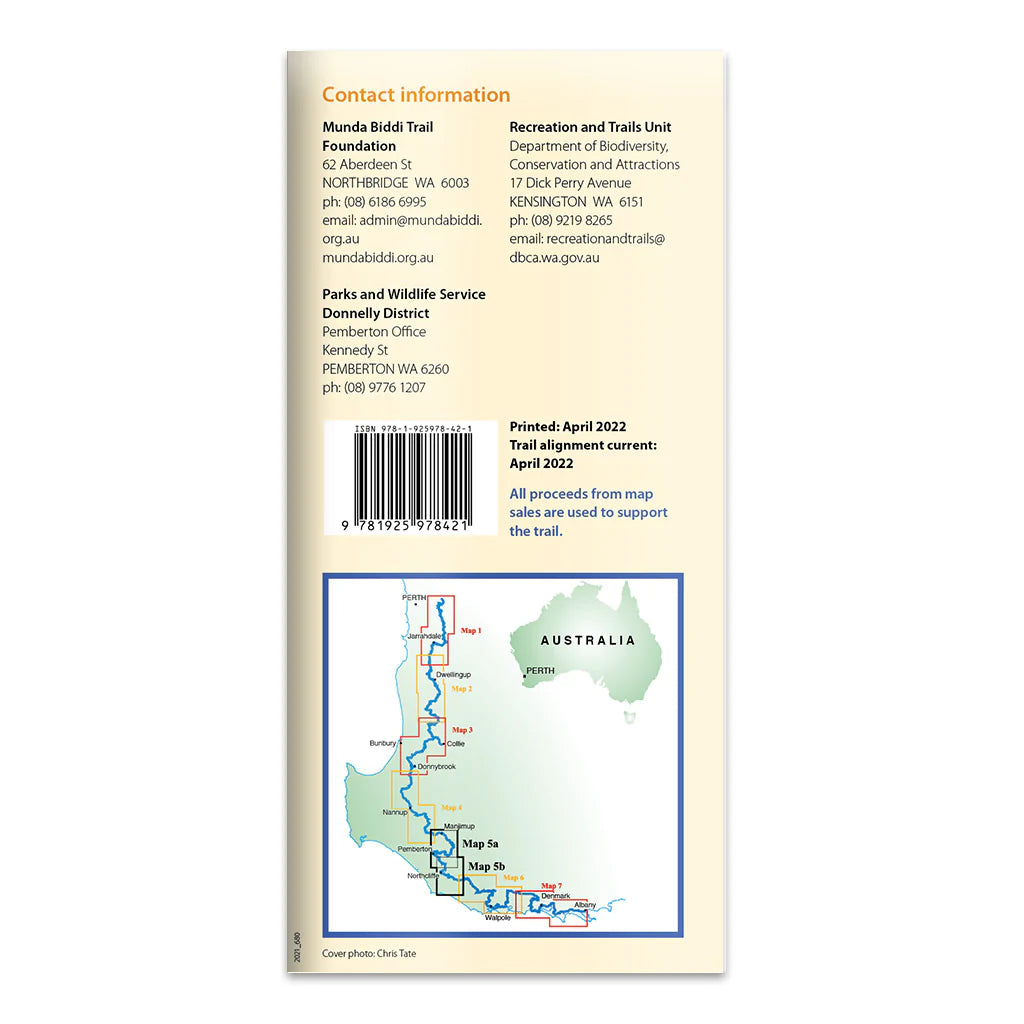Munda Biddi Map 5 - New Series